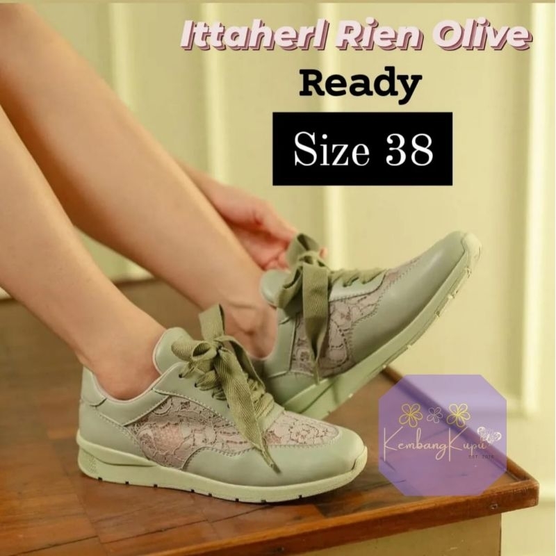 [READY] ITTAHERL Rien Sneakers Olive 38