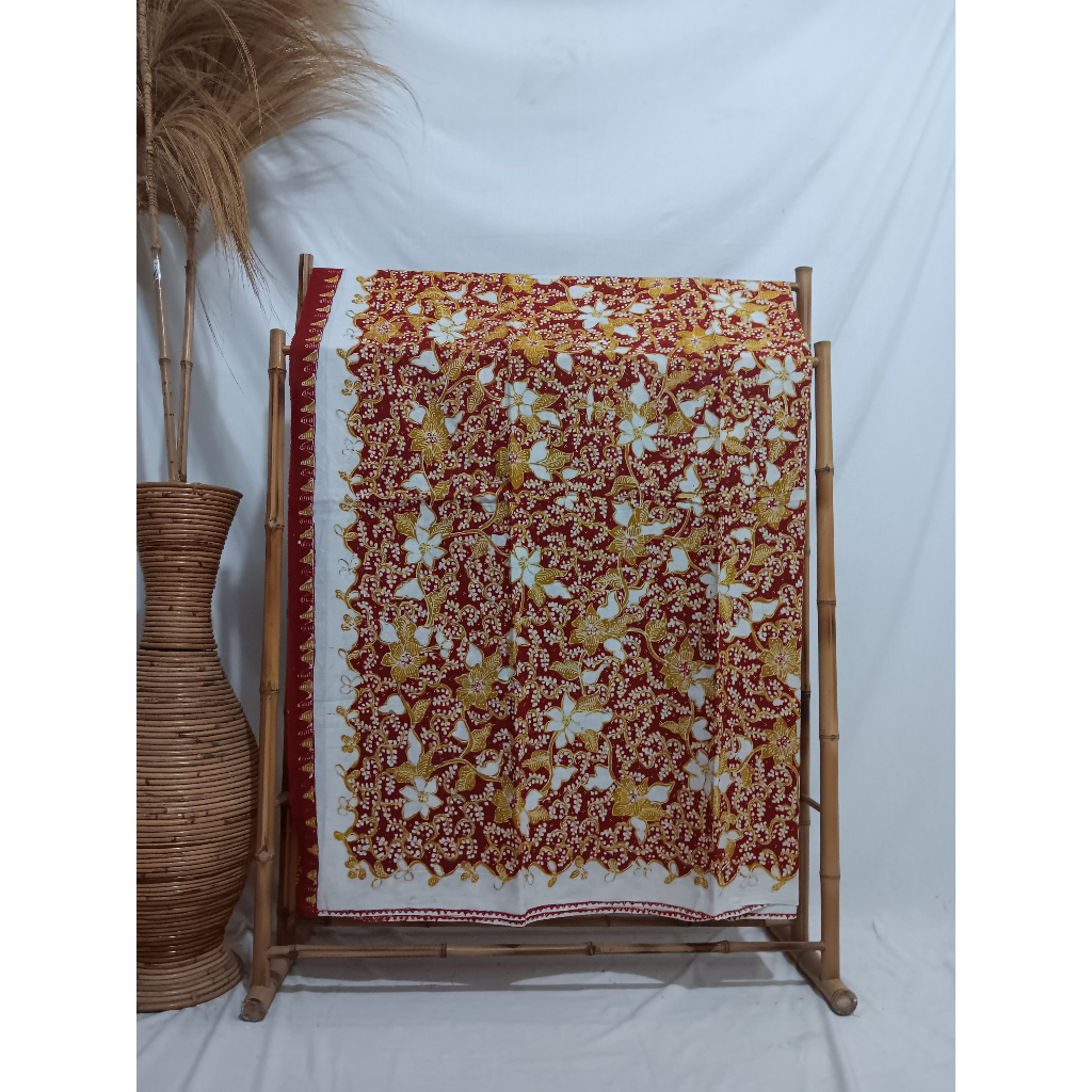 Batik Tulis Lasem 2 warna motif  Latohan