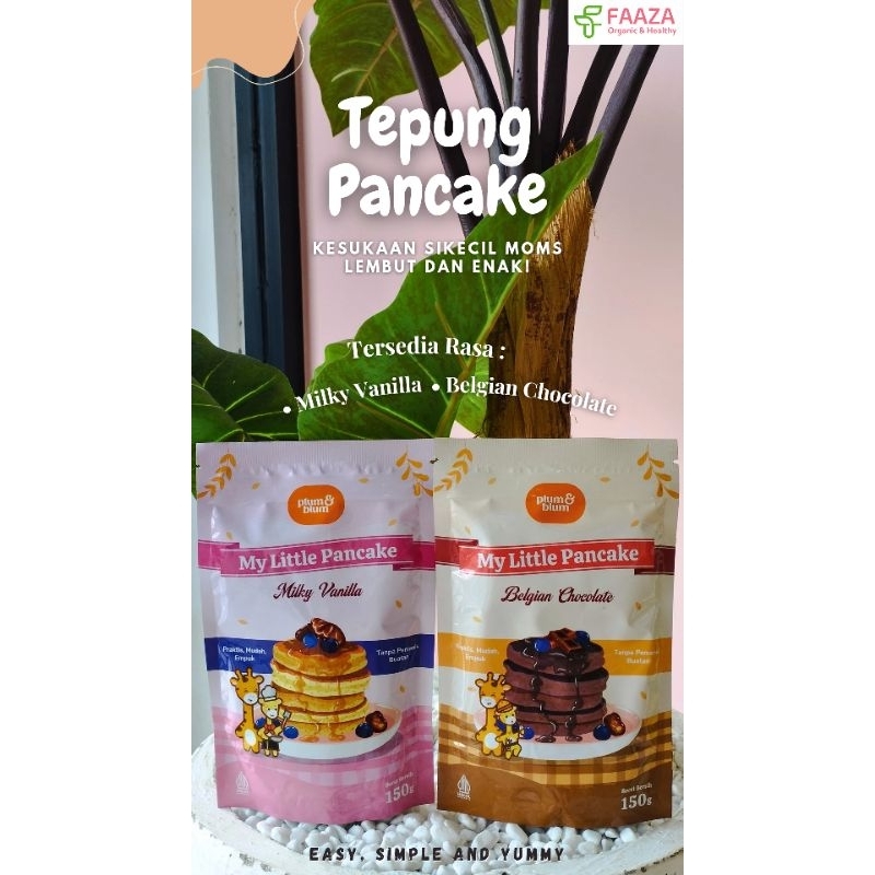 

Tepung Pancake Vanilla Belgian Chocolate Snack Mpasi - 1 Pouch