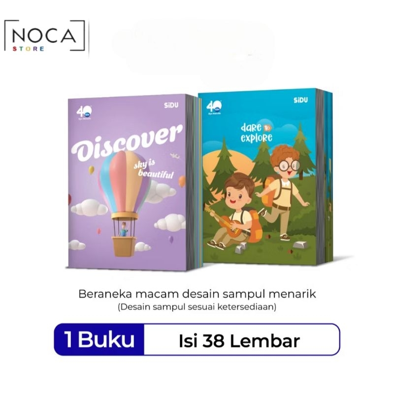 

NCS - Buku Tulis Sidu 38 Lembar Sinar Dunia 1 Buku