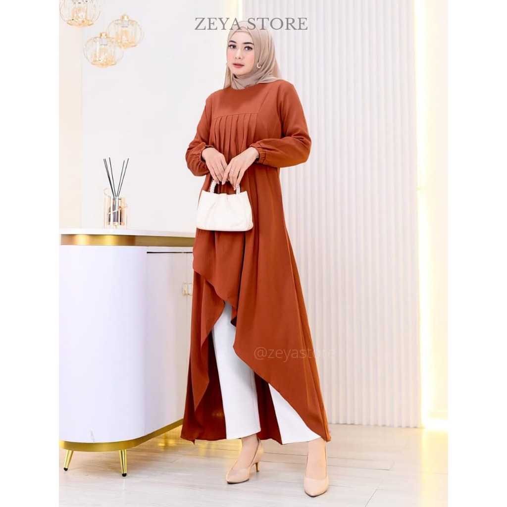 Gamis Polos MINA Dress // Gamis Premium // Kaftan // Abaya // Dress Wanita