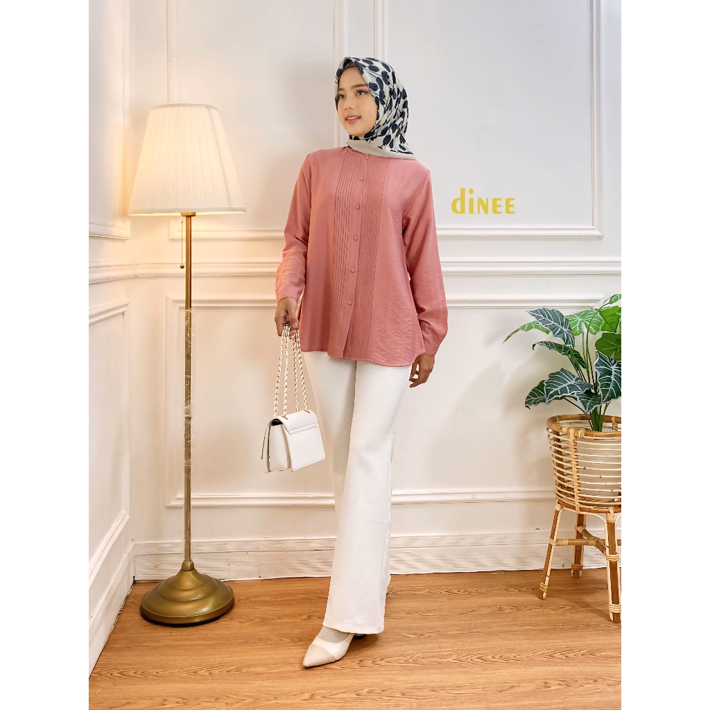 LUNA ATASAN KEMEJA WANITA LINEN CRINKLE PREMIUM