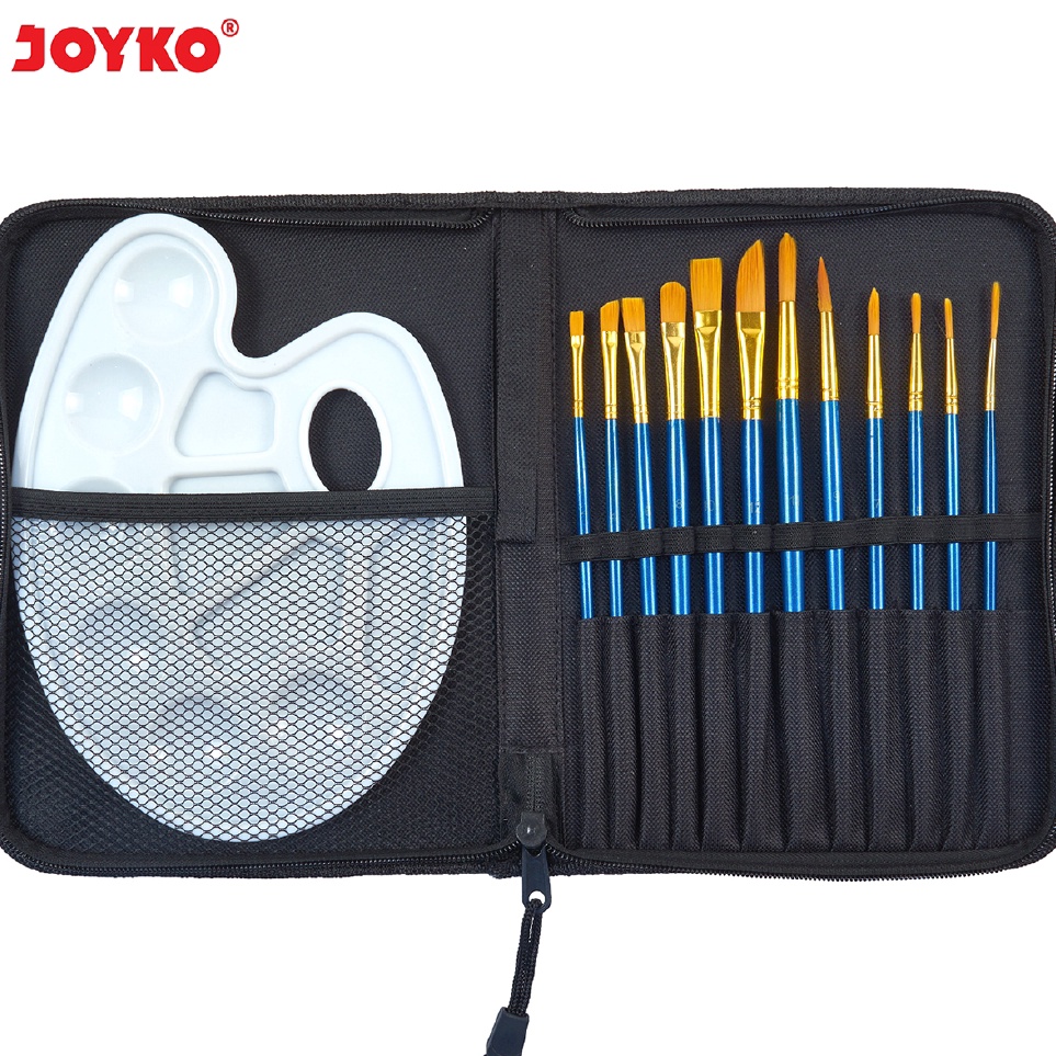

KODE W56V Art Brush Set Alat Lukis Kuas Cat Air Minyak Acrylic Joyko BRS7