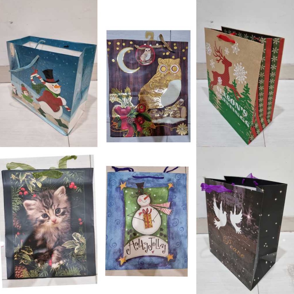 

SPESIAL AWAL TAHUN Paperbag Natal Aksesoris Natal Christmas Decoration