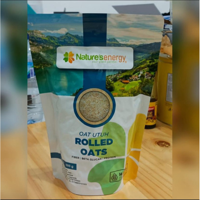 

rolled oats by nature’s energy oat utuh
