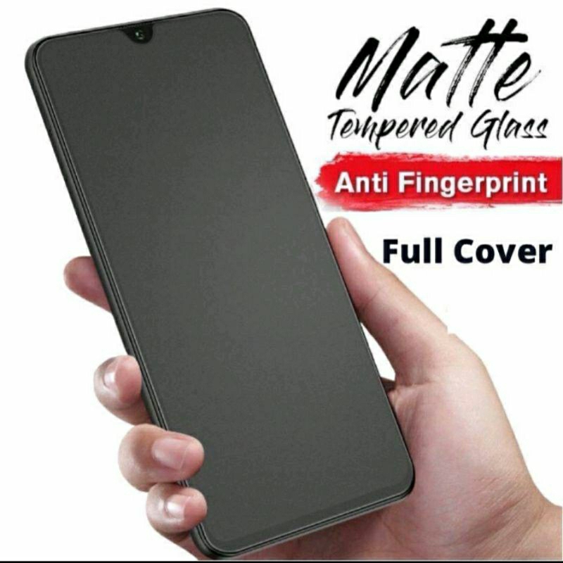 Tempered Glass Matte Full Layar  Realme C1  Realme C2  Realme C2s  Realme C3  Realme C12  Realme C15