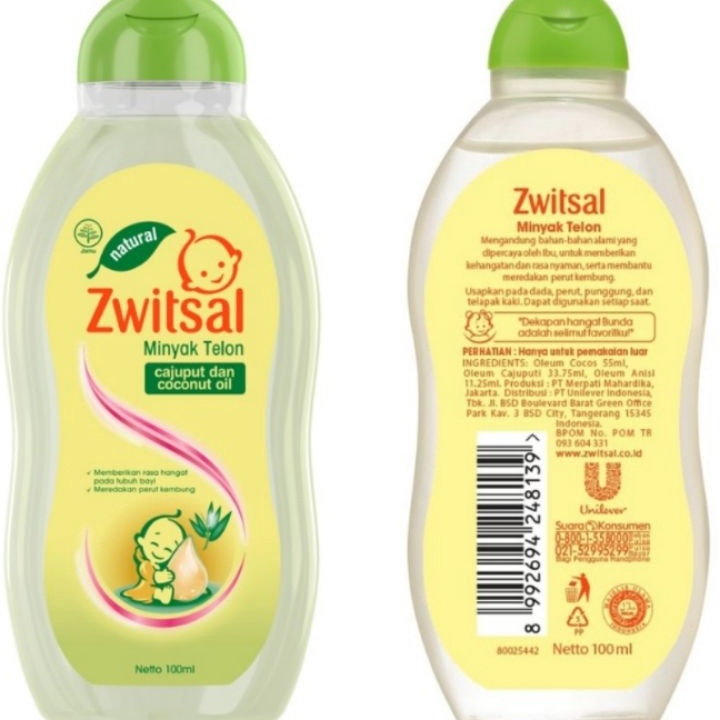 

Terjangkau ZWITSAL MINYAK TELON CAJUPUT DAN COCONUT OIL 61 ML