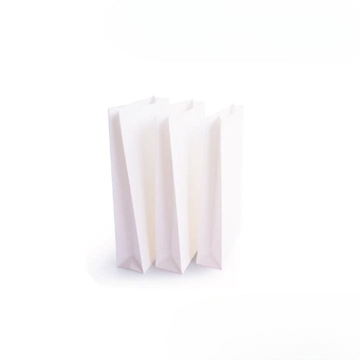 

(10pcs) Paper bag Premium White Paperbag tas kado souvenir Pouch hampers souvenir olshop 13x5.5x25 cm