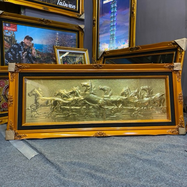 Kuda Relief Kuningan Asli