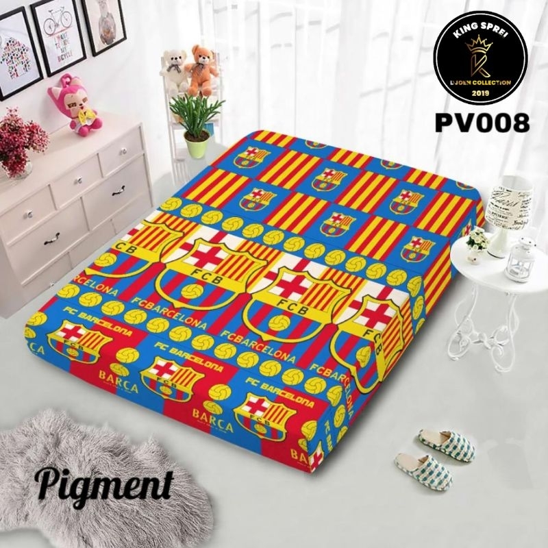 Sarung kasur busa resleting motif club bola / sarung busa resleting motif bola cowo / sarung kasur/ 