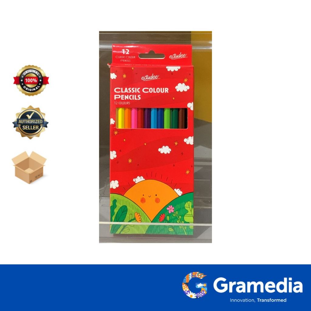 

Gramedia Surabaya - ESTUDEE CLASSIC COLOR PENCIL 12 ES-PCL12