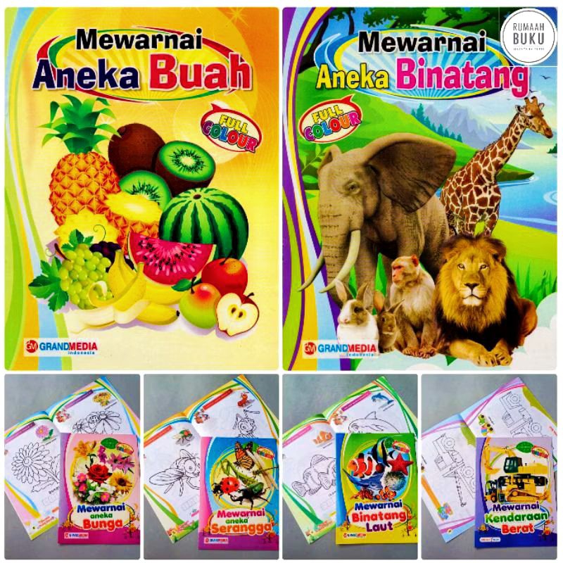 BUKU MEWARNAI UKURAN BESAR LM