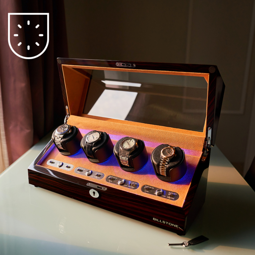BILLSTONE Collector 4 Watch Winder | Pemutar Jam Tangan
