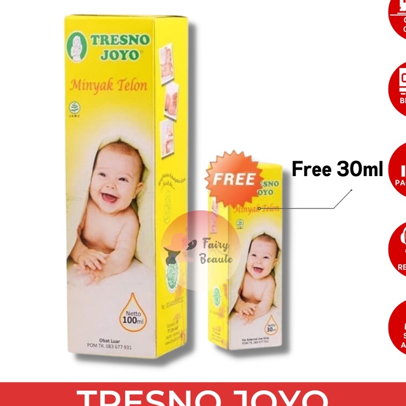 

HJ6 MINYAK TELON BAYI TRESNO JOYO TRESNOJOYO 1ml Free 3ml Minyak Telon Minyak Telon 1 ml bonus 3 ml Telon Plus Anti Nyamuk