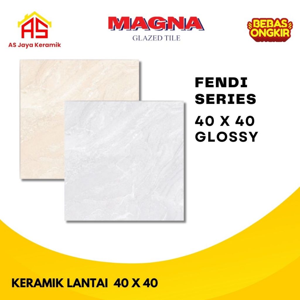 Keramik Lantai I Lantai Granit I 40 x 40 Fendi I Magna