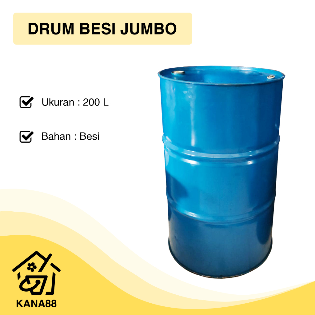 Drum Besi Bekas 200 Liter Bekas Bahan Kimia Tong Besi Bekas