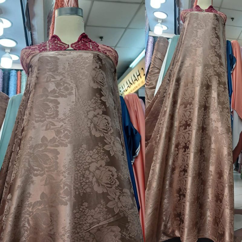 Kain Jaguar Silk || Bahan Sutra Jaguar Motif Premium