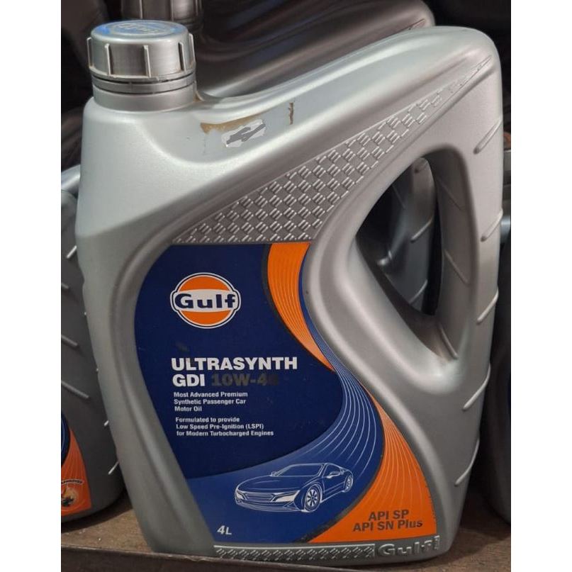 Gulf Ultrasynth GDI 10w40 10w-40 API SP-Galon isi 4 Liter