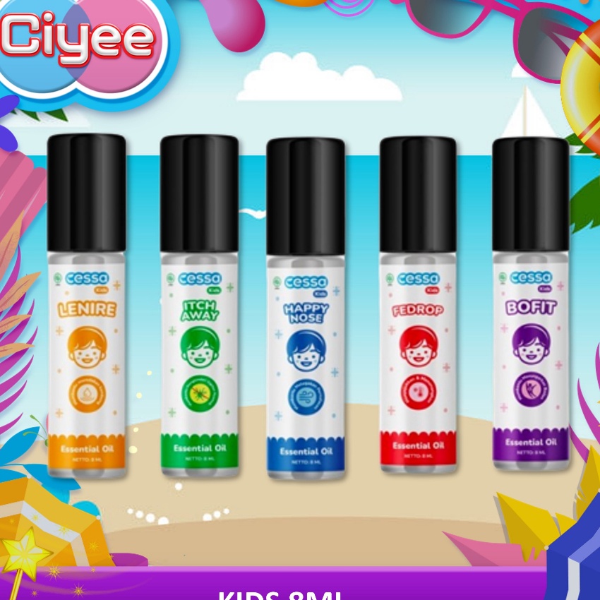 

Grosir Cessa Kids Essensial Oil 8ml Minyak Bayi Natural Essential Oil Ciyee