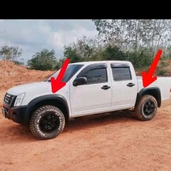 over fender isuzu dmax model ori