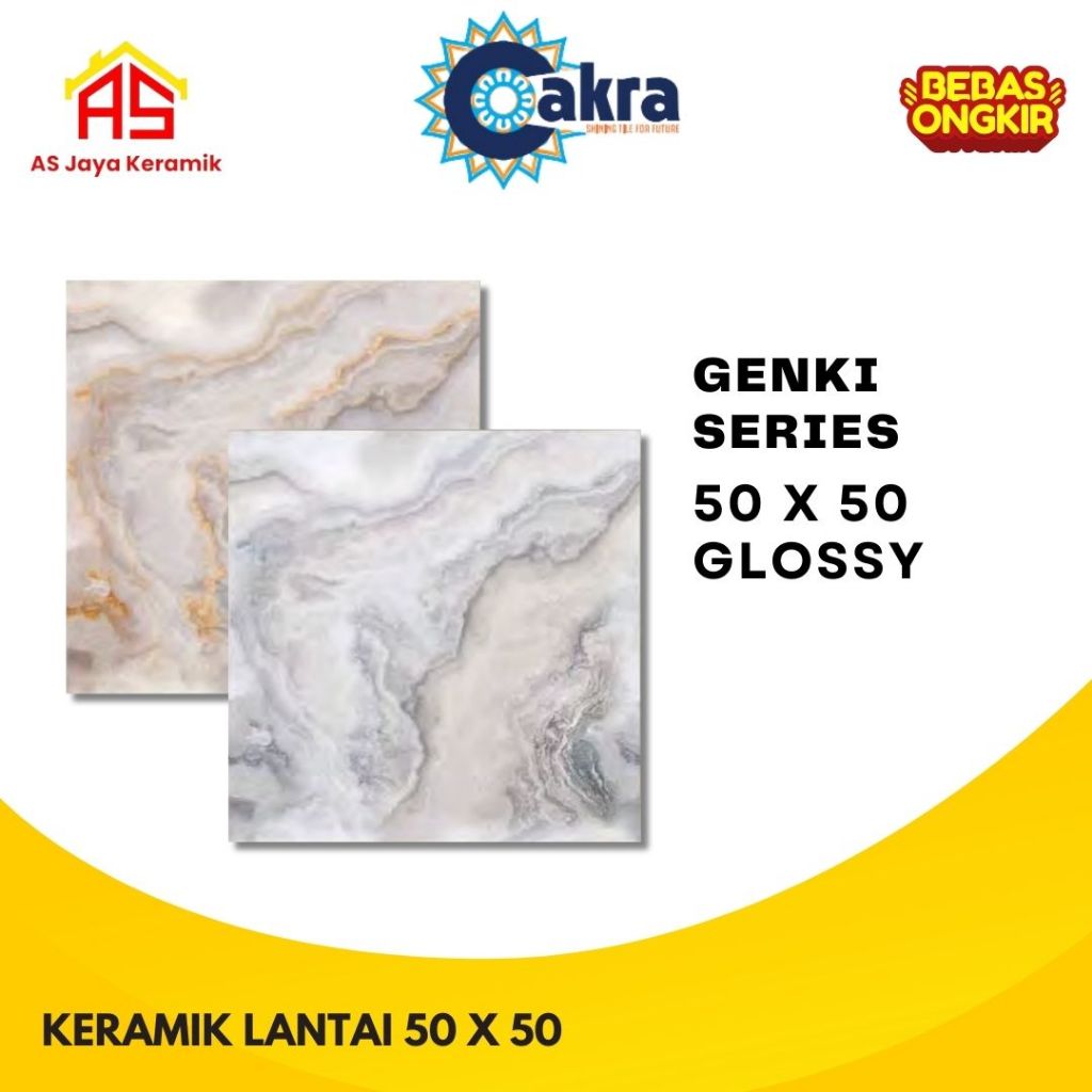 Keramik Lantai I Lantai Granit I 50 x 50 Genki I Cakra