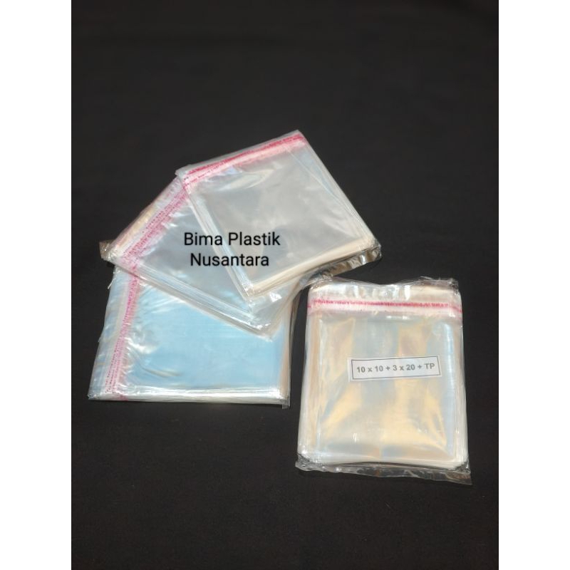 

plastik opp 10x10 (seal/lem) plastik kue