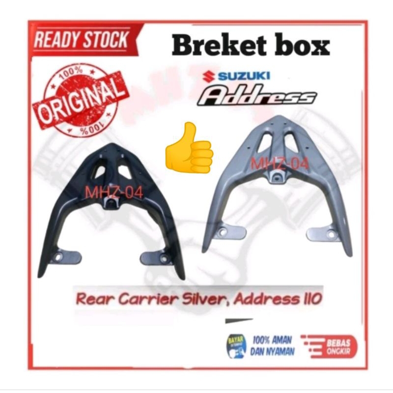 BEHEL BOX SUZUKI ADDRESS 110 BRACKET BOX ADDRESS OLD BREKET BELAKANG ADDRESS 110