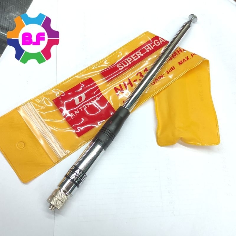 ANTENA HT CHINA NH-31 VHF ANTENNA Nh31 SUPERSTIK HT BAOFENG WEIERWEI MURAH