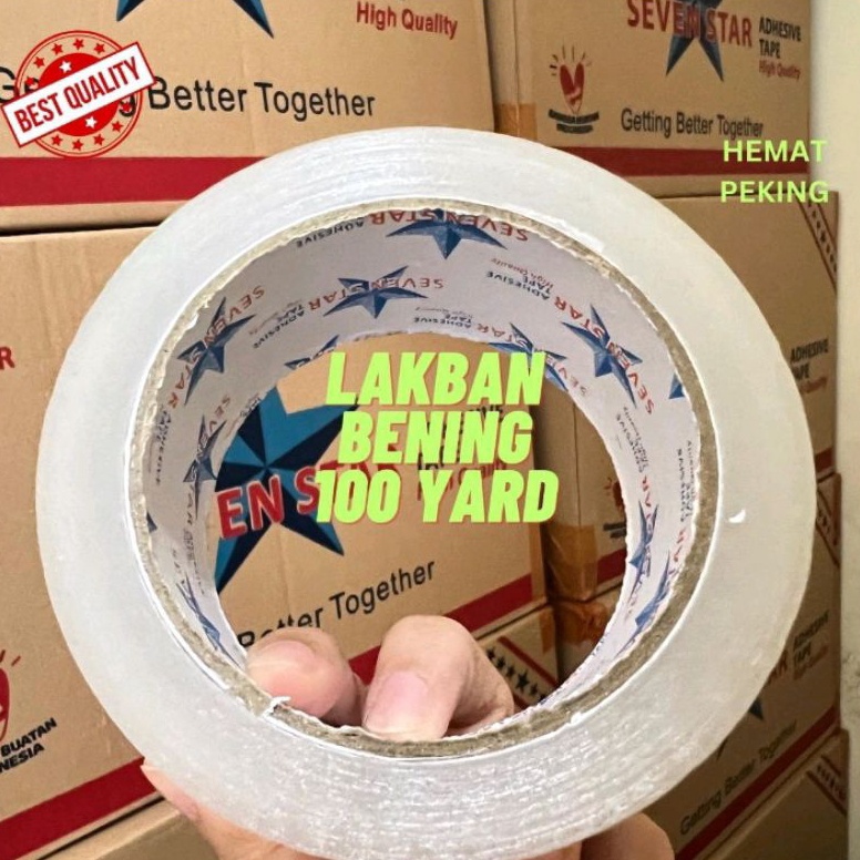 

KODE Q28G LAKBAN BENING COKLAT 1 YARD 2 INCH isi 6 pcs putih transparan