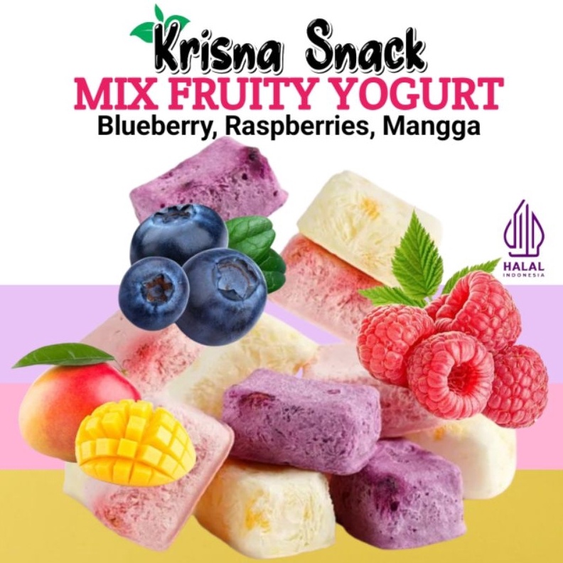 

TERLARISSS KERIPIK MIX YOGURT 3 RASABLUEBERRY RASPBERRIES DAN MANGGA