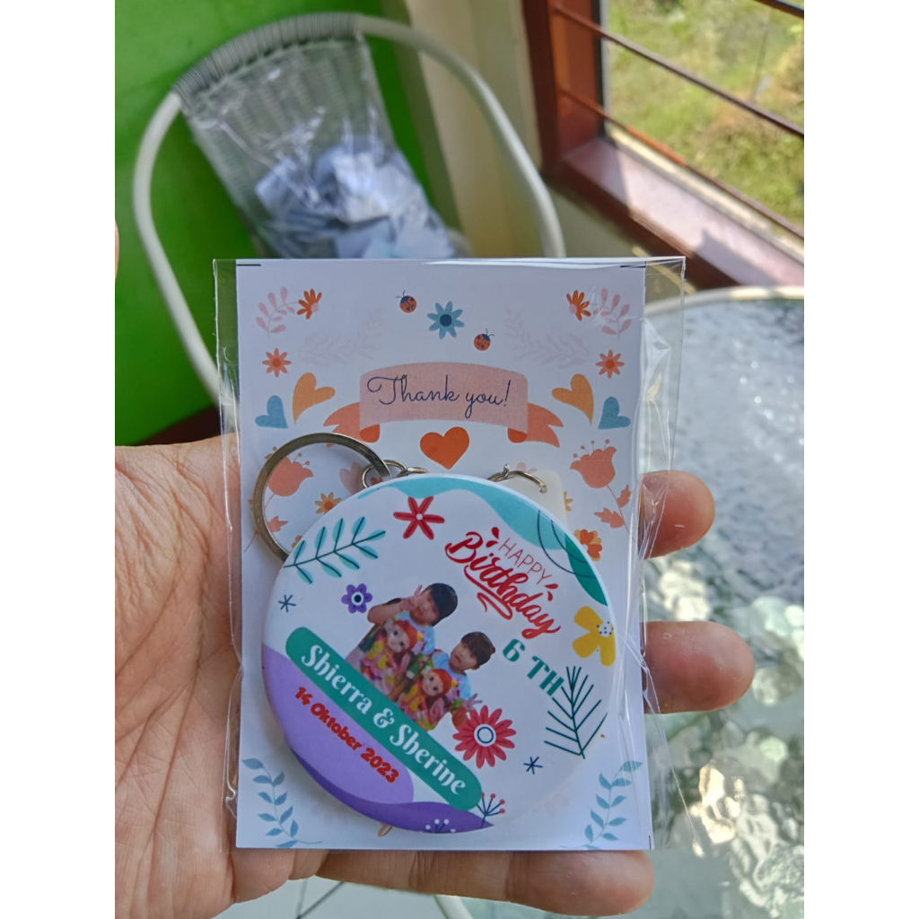 Bakulanku1717 Gantungan Kunci Custom Khitanan Walimatul Khitan Anak Souvenir Hadiah Kado Unik Lucu