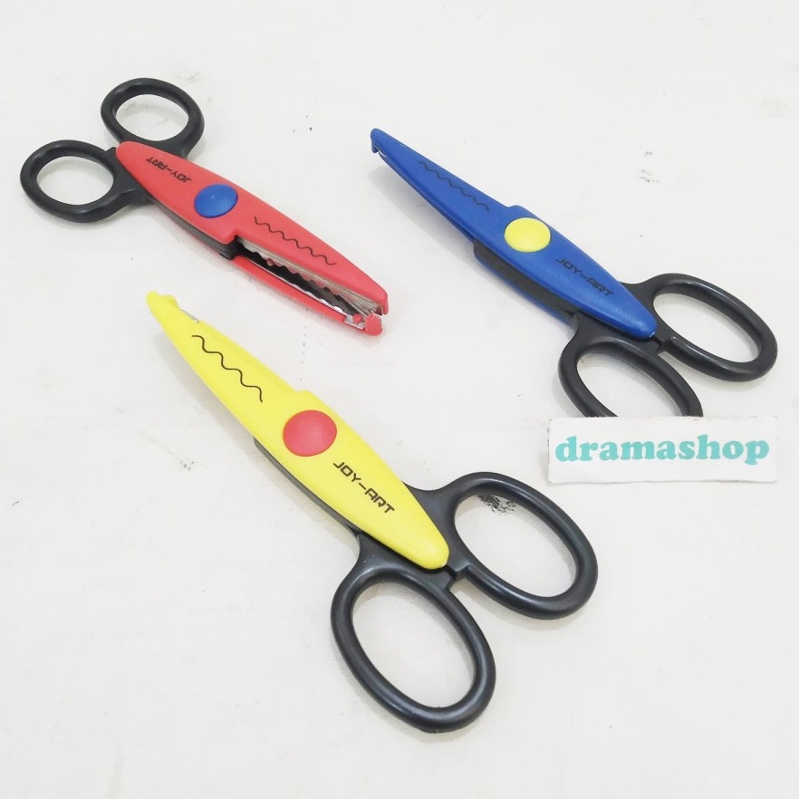 

GOGO Gunting Zig Zag Zigzag Gelombang Kerajinan Tangan Craft set 3pcs