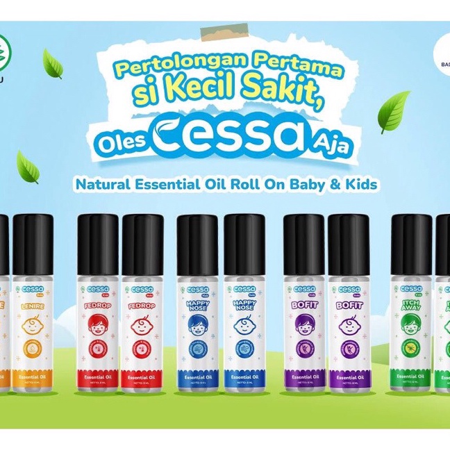 

KP8 Cessa Baby Oil 1 Bahan Alami Minyak Bayi Cessa Natural Cessa Fedrop Happy Nose Fever Drop Cough Flu Lenire Bugs Away Immune Booster Cessa Bayi Cessa Kids Cessa Anak Untuk Imun Tubuh Anak