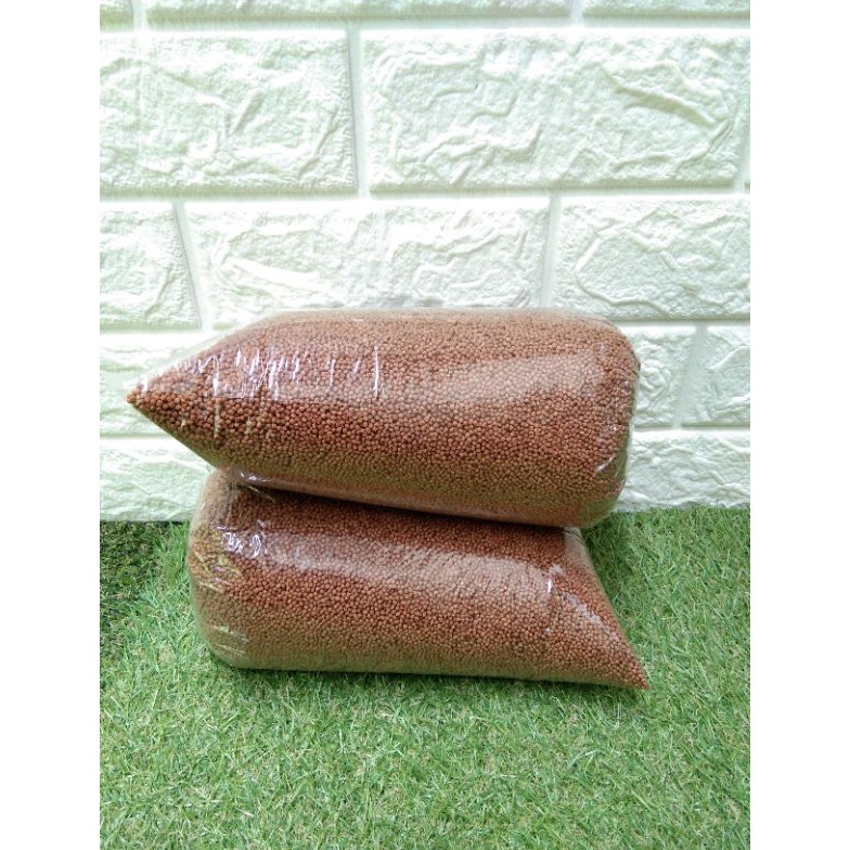 RAIH DISKON pur pelet pakan ikan lele nila gurami patin ukuran bulat 1mm 1kg