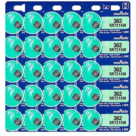 PAKET INSTAN Baterai Murata 362 SR721SW SR721 721 Renata 362 721 Maxell 362 721 Original