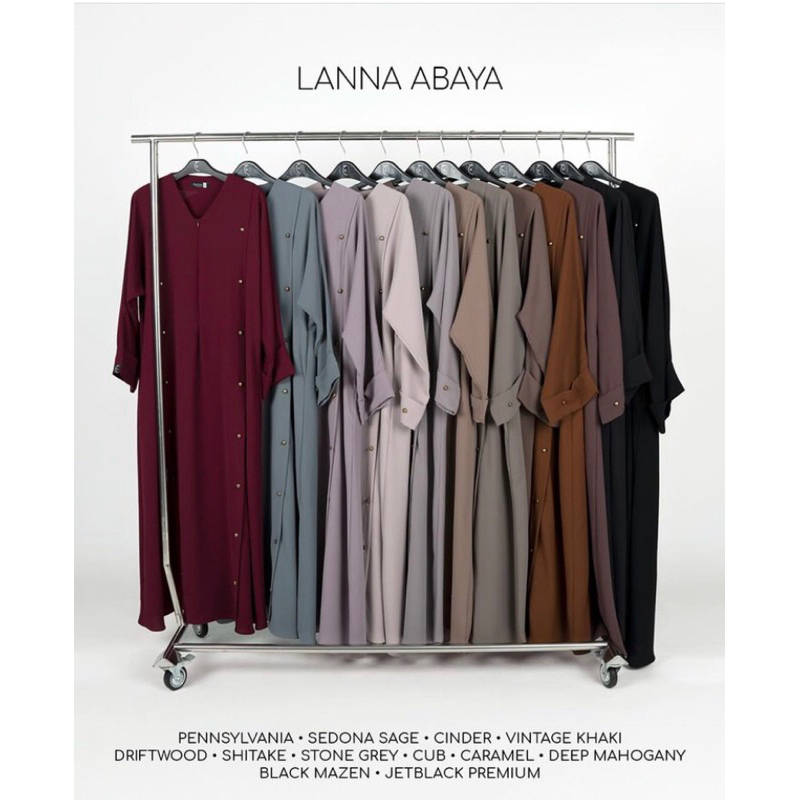 Lanna Abaya dan Fuse Khimar Aljenna