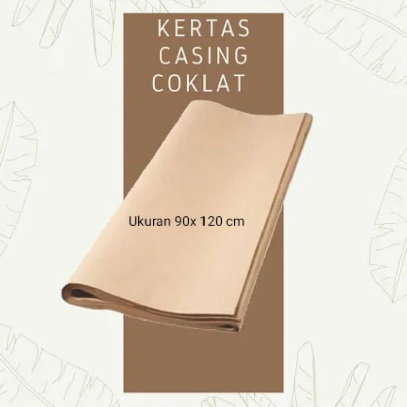 

kertas coklat casing bungkus kado padi