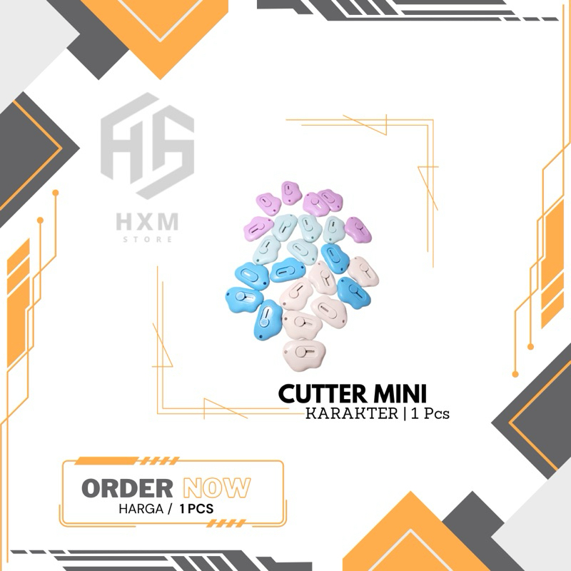

Cutter Mini Karakter Awan [1 Pcs]