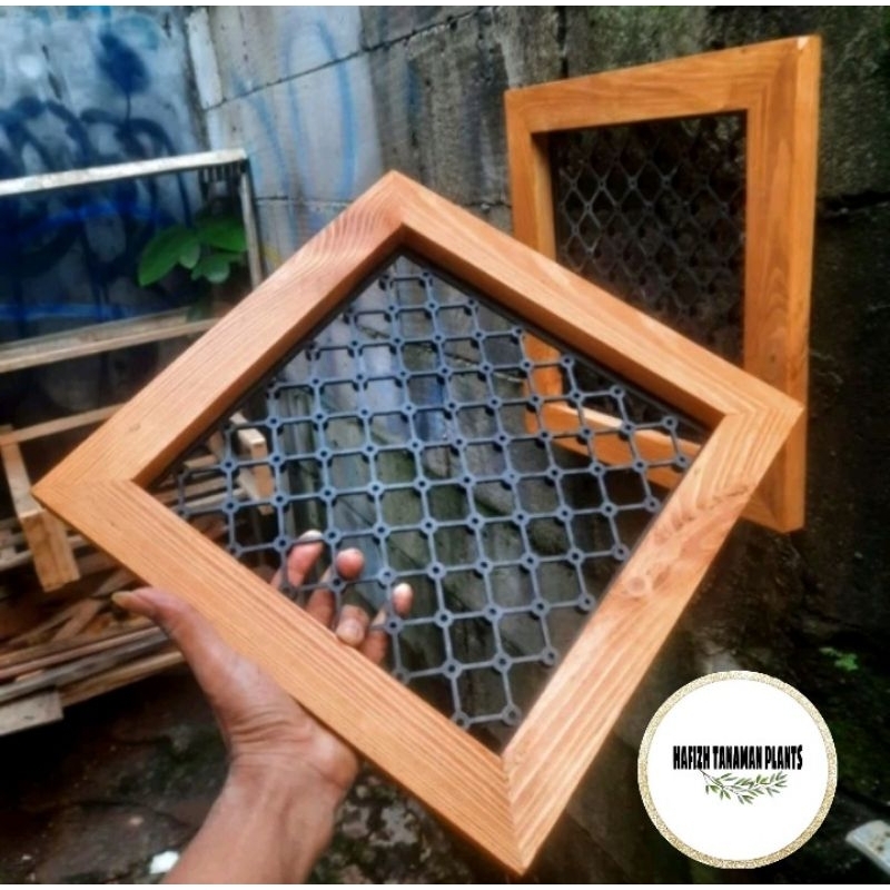Frame platycerium 30x30 Cm Frame Simbar / Bingkai Platy / Drainase Cell
