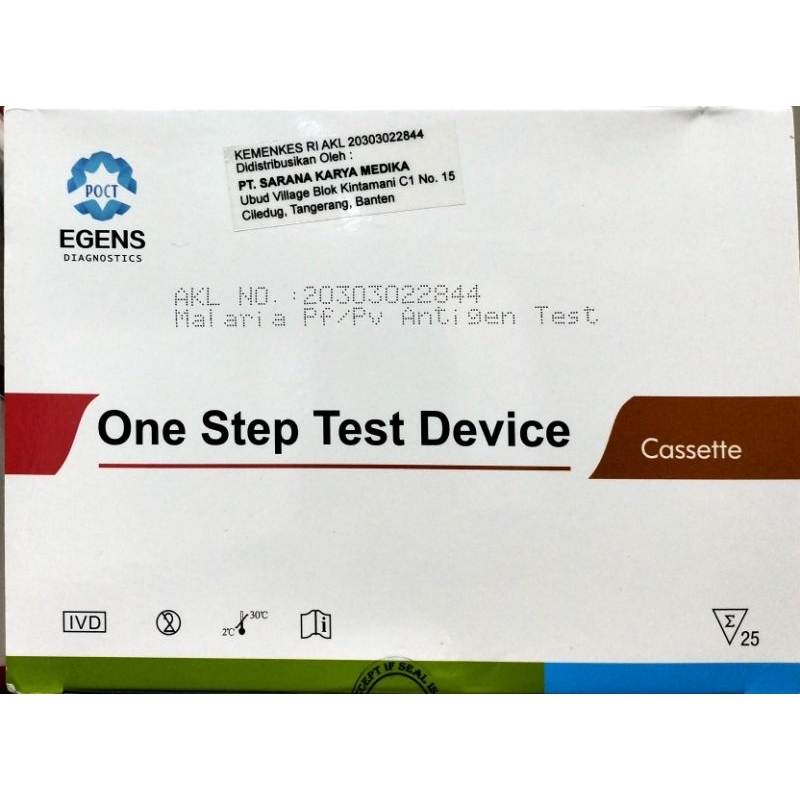 Alat Rapit Test Malaria Egens