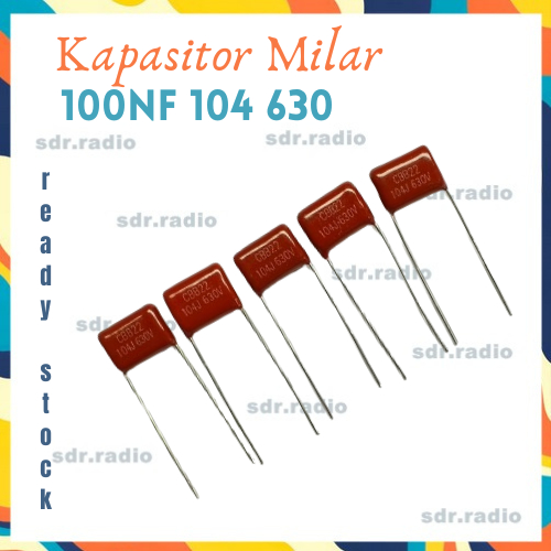 MILAR 104J 630V MILAR 104 630V KAPASITOR MYLAR 630 VOLT