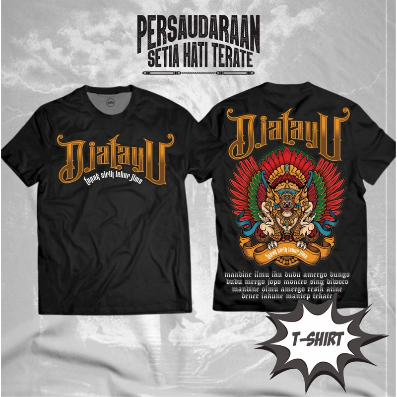 Kaos PSHT Djatayu Tapak Sirih Lebur Jiwo Sablon Dtf Premium Anti Luntur By Casualencloth