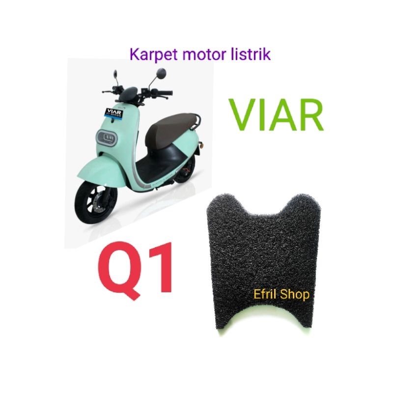 ⭐⭐⭐⭐⭐ Karpet sepeda motor listrik VIAR Q1