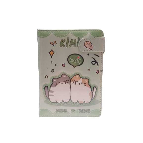 

GRAMEDIA BSD CITY - KAKO KIMIKO CAT MAGNETIC BUCKLE NOTEBOOK A5 GREEN