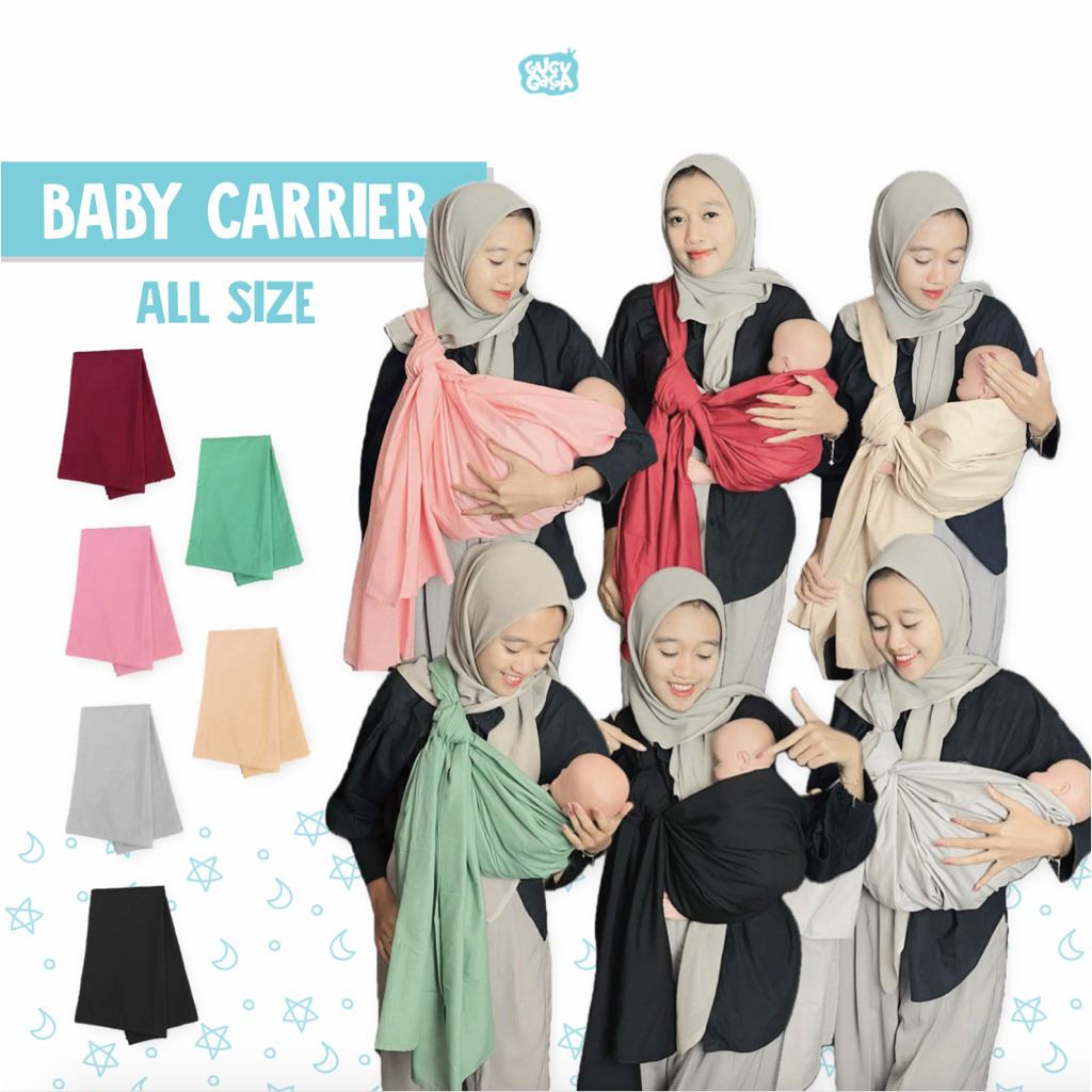 GUGUGAGA - Gendongan Kain Bayi Samping Jarik 3 in 1 | Baby Carrier All Size - Jumbo