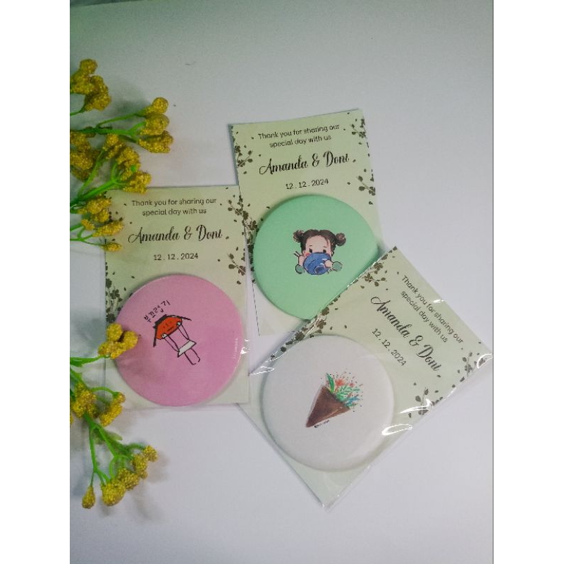 souvenir cermin/souvenir pernikahan/souvenir car/souvenir kaca murah