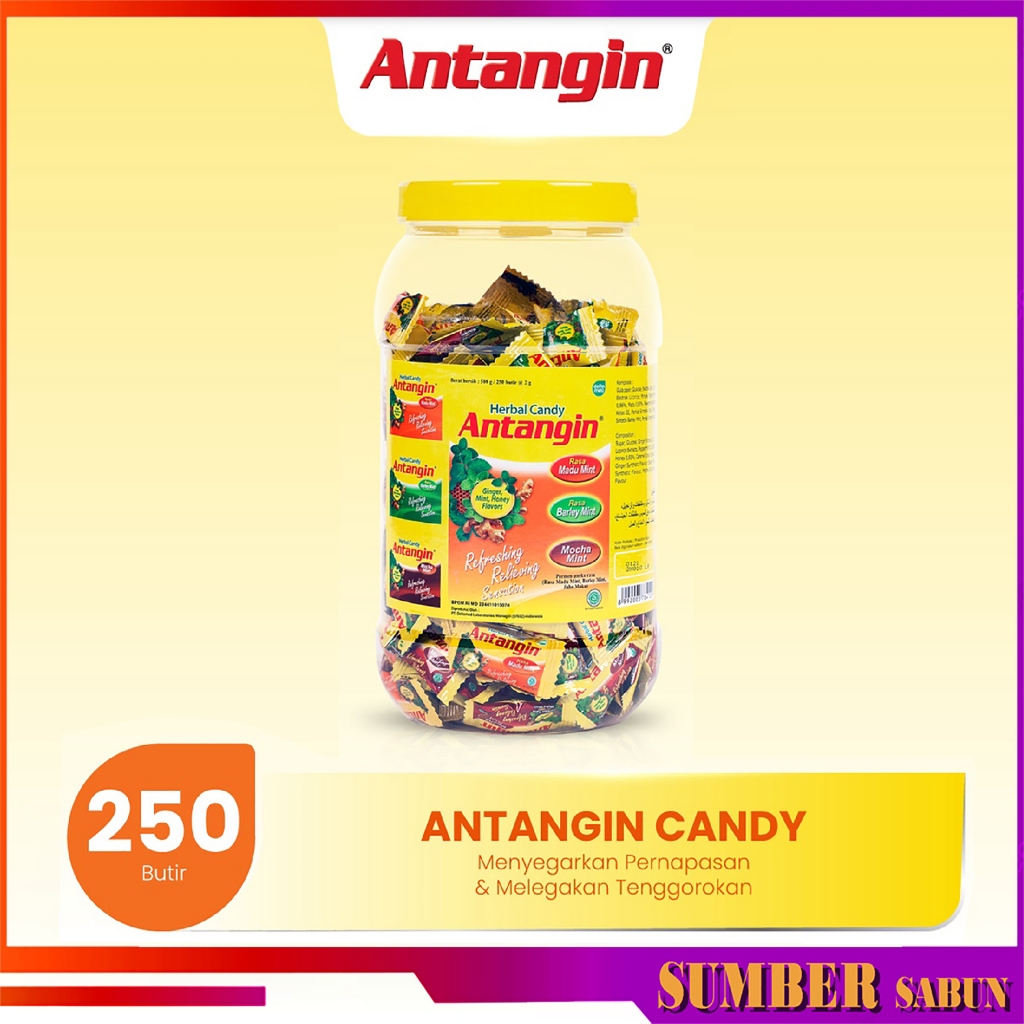 

1Toples Antangin Permen Herbal Toples 250 Butir Aneka Rasa - Pelega Tenggorokan