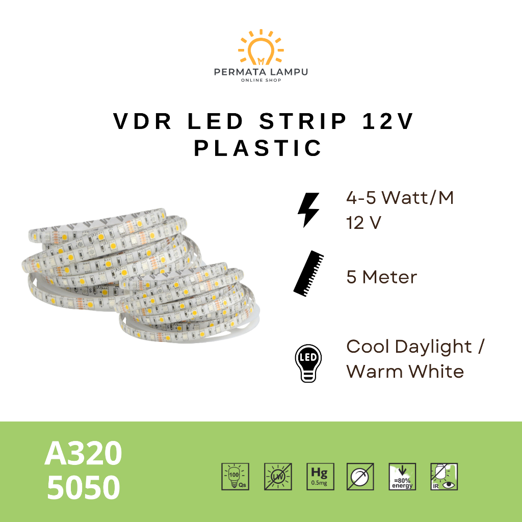 LAMPU LED STRIP 2835 SMD VDR