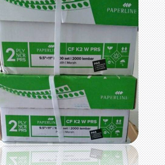 

Continuous Form Uk. 9.5" x 11"/2, 2 ply NCR Bagi 2 Merk Paperline