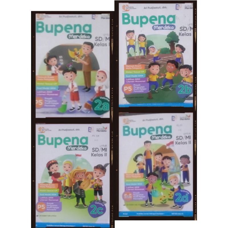 Bupena SD Mi kls.2A.B.C.D Kurikulum merdeka(Bekas)